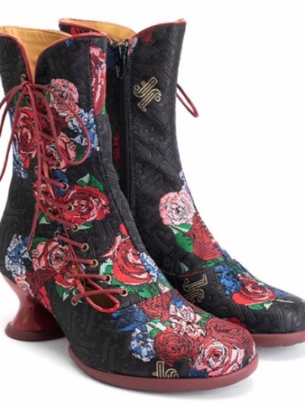 john fluevog enneagram spontaneous side lace boot Size 8 EUC